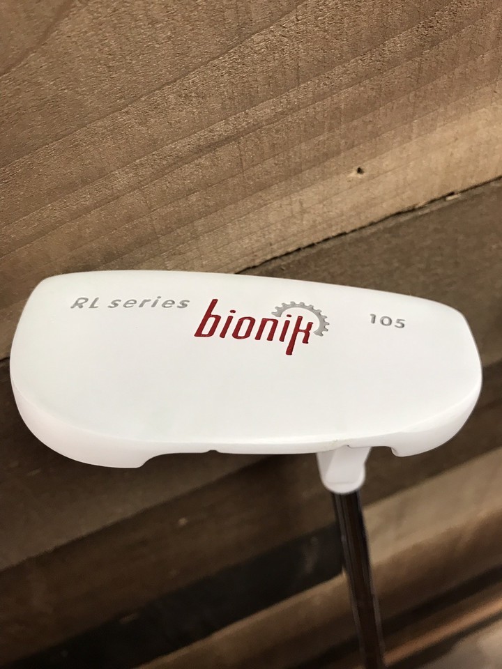 DEMO RH Mens Bionik RL Series Golf 105 White Putter Steel 35 Inches 406-... - $38.38