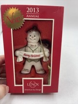 Lenox - Sweet Tidings Gingerbread Ornament Christmas Tree In Box 2013 - $21.73