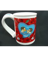 Hersey's Kisses Valentine's Wishes Coffee Mug Nostalgic Design Hot Cocoa Cup - £8.13 GBP
