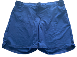 Lands&#39; End Sport Women&#39;s Blue Drawstring Shorts Size 22W - £17.30 GBP