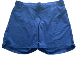 Lands&#39; End Sport Women&#39;s Blue Drawstring Shorts Size 22W - £17.56 GBP