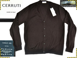 CERRUTI Cardigan Uomo XL Made Italy 198 € Here For Less! CE04 T1G - £87.03 GBP