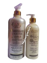 Easy Glow gold glutathione Body Milk 500ml, body wash 1000ml  - £74.78 GBP
