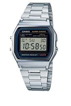 Casio watch men Standard Old Model A158WA-1JF Silver cheap watches for men - £46.13 GBP