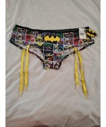 Batman Comic Panties Med Hipster Low Rise Removable Garters Robin Hero J... - €7,40 EUR