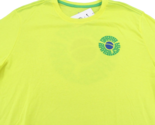 Nike Brazil Voice Graphic T-Shirt Men&#39;s Size XL Dynamic Yellow NEW DH766... - $24.85