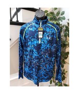 Under Armour Torm Launch 1/2 Zip Run Jacket Men&#39;s LG Blue Mock Neck Long... - $74.47 CAD