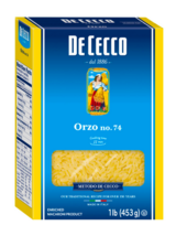 DeCecco dry pasta Orzo 1 Lb (PACKS OF 12) - £39.38 GBP