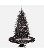 Christmas Tree Fraser Hill-Farm Let It Snow Series 75-in Musical Black Umbrella - $218.49