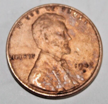 1942 D penny - £15.00 GBP