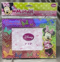 Disney Minnie Mouse Bow-Tique Magnetic Picture Frame Photo Size 4&quot;x6&quot; - £10.51 GBP