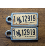 1954 Wyoming DAV Disabled American Veterans Fob Tag Keychain License Pla... - $22.28