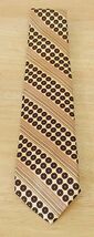 Brooks Brothers Makers Neck Tie Yellow Black Stripe Geometric 100% Silk ... - $24.74