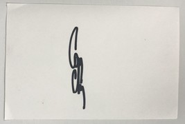 George Clooney Signed Autographed 4x6 Index Card - HOLO COA - £27.33 GBP