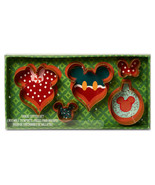 WDW Disney Store Mickey and Minnie Mouse Holiday Ornament Cookie Cutter ... - £31.69 GBP