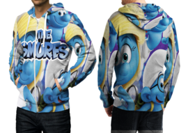 The Smurfs 3D Print Hoodies Zipper Hot Sale Long Sleeve  Hoodie Sweatshirt For M - £40.14 GBP