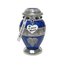 Blue Angel Heart Mini Urn - £15.94 GBP