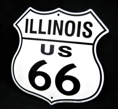 ROUTE 66 Shield - IL - *US MADE* Embossed Sign - Man Cave Garage Bar Wall Decor - £15.14 GBP