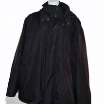 Weatherproof XL Black Coat Mens Winter Black Parka Hooded - $44.13