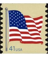 2007 41c American Flag, Coil Scott 4188 Mint F/VF NH - $1.74