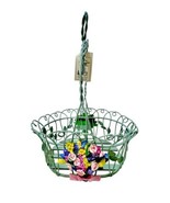 Dennis East Intl. 1999 French Green Wire Floral Bouquet Vine Bow Spring ... - $20.41 CAD