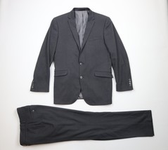 Kenneth Cole Reaction Mens 42L Techni-Cole 2 Piece Suit Jacket Pants 34x... - $128.65