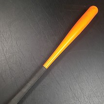 Nerf Curve Baseball Bat Orange 32&quot; Hasbro Plastic With Rubber Grip Used - $35.00