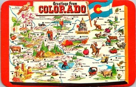 Greetings from Colorado Attractions Resources Posted 1969 Vintage Postcard - £5.99 GBP