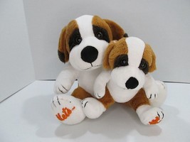 Steven Smith Ny York Mets Mom and Baby Beagles Puppy Dogs Plush 8&quot; Souvenirs - £18.39 GBP