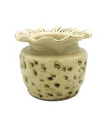 Textured Ceramic Bud Vase Large, Beige Irregular Shape Handmade Pottery ... - £202.93 GBP