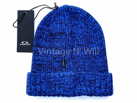 Oakley Fathom Heather Blue/ Black Melange Snowboard Ski Beanie Skull Cap... - $14.36