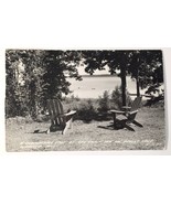 Vtg RPPC Devils Lake Webster Wisconsin E-1647 A Comfortable Spot - $19.99