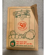 S&amp;H 1200 Green Stamps Saver Book From Kings Grocery Vintage w/Wear* BT1 - $7.99
