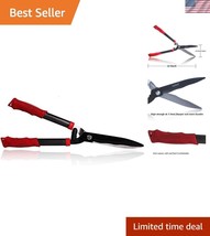 High-Quality Carbon Steel Hedge Clippers with Comfort Grip Handles - Red... - $728.59 MXN
