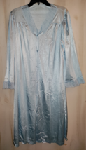 EXCELLENT VINTAGE WOMENS VANITY FAIR ALL NYLON ROBE / DUSTER SIZE L  MAD... - £26.06 GBP