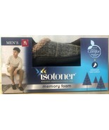 Isotoner Mens Memory Foam Slipper - ASH -  Size XL (11-12) NWT - New In Box - $14.85
