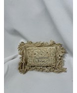 Antique Victorian Layette Pin Cushion Birth Pillow christening UK Sweete... - $249.00