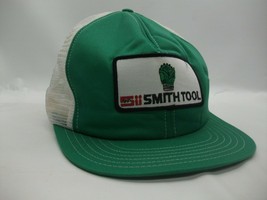 Sii Smith Tool Patch Hat Vintage Green White Snapback Trucker Cap - £23.42 GBP