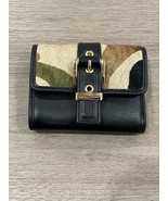 Michael Kors Colby Small Camouflage Print Calf Hair Tri-Fold Wallet MSRP... - $39.59