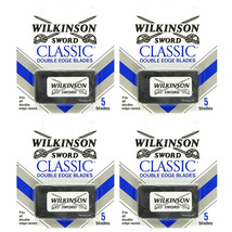 (4 Pack) NEW Wilkinson Sword Classic 5 Double Edge Blades - $9.39