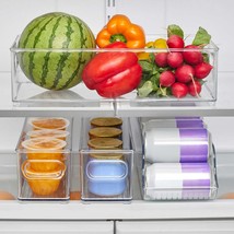 Kitchen Cabinet Cupboard Pantry Shelf Fridge Organizers Storage Containers 4 Pc - $37.99