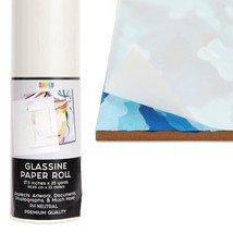 Glassine Paper Roll For Artwork, Transparent Paper Protection For Drawin... - $33.99