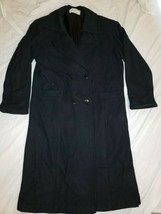 VINTAGE BILLI BLLYCOAT COLD WINTER WEATHER WOOL BLEND TRENCH COAT 37X48 - £38.25 GBP