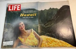 Life Magazine / October 8 1965 / Hawaii 50th State In Color / Jeane Dixon 7C - £8.88 GBP