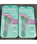 Skintimate Sensitive Skin 4 Blades (2) Pack un-scented - $258.35 MXN