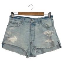 Abercrombie Fitch Shorts Womens 29 Distressed High Rise Denim Cut Off Jean - $21.77