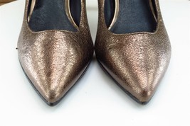 Kate Gray Women Sz 38 M Bronze Pump Leather Shoes - £13.12 GBP