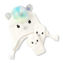 NWT The Childrens Place Girl Unicorn Ladybug Panda Hat &amp; Mittens Set - £6.36 GBP