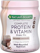 Complete Protein &amp; Vitamin Shake Mix by Nature&#39;s Bounty Optimal Solutions, Conta - £28.76 GBP