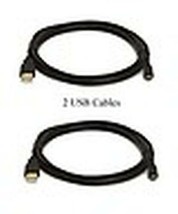 Two 2 Usb Cables For Canon IXUS90 Is IXUS95 Is IXUS90IS IXUS95IS - $10.61